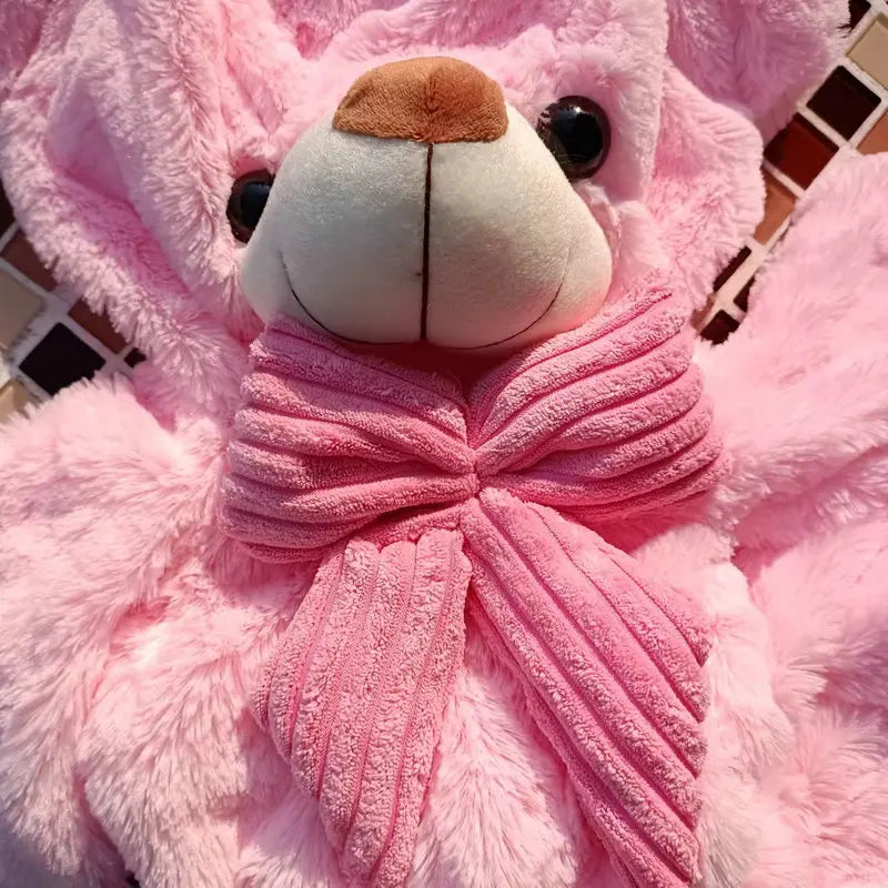 Oversized Light Blue Plush Teddy Bear - Image 5
