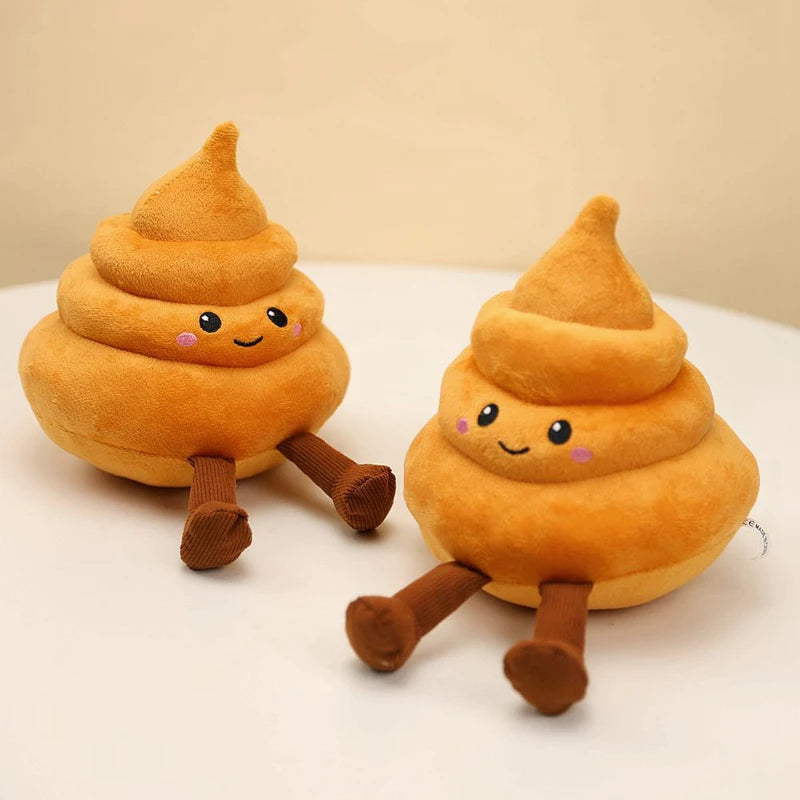 Cute Brown Poop Emoji Plush Toy with Legs - Image 5