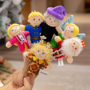 Plush Fairy Tale Finger Puppet Set of 6