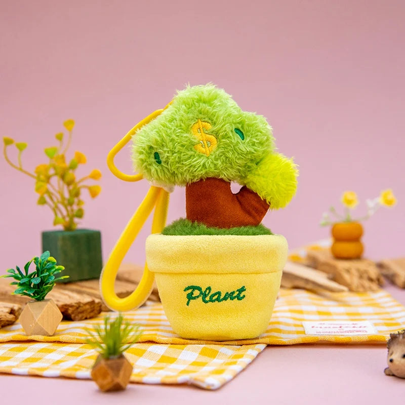 Cute Plush Plant Pot Keychain Assortment - Image 7