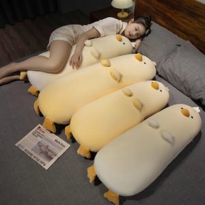 Cute Pale Yellow Chick Body Pillow