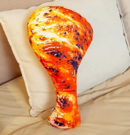 3-Pack Realistic Roasted Chicken Drumstick Plush Toy - Image 7