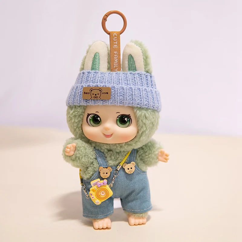 Kawaii Yellow Bee Costume Plush Doll with Big Eyes - Image 9