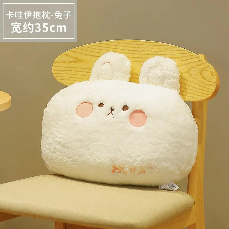 Kawaii Light Green Frog Plush Cushion - Image 7