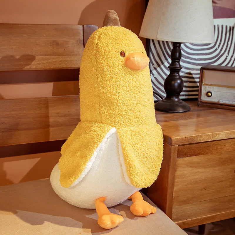 Adorable Banana Duck Plush Toy - Image 8