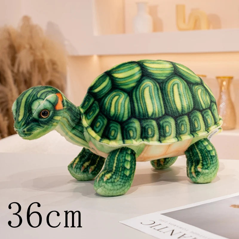 Stacking Realistic Brown Sea Turtle Plush Family - Image 18