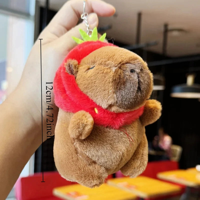 Cute Capybara Plush Family with Turtle Hat - Image 11