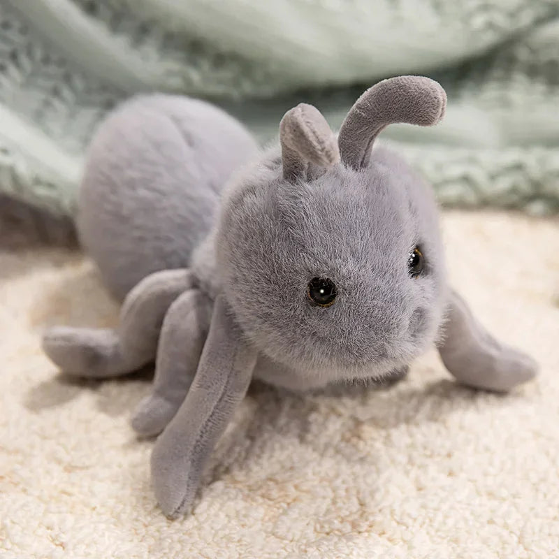 Fluffy Orange-Brown Insect Plush Toy - Image 12