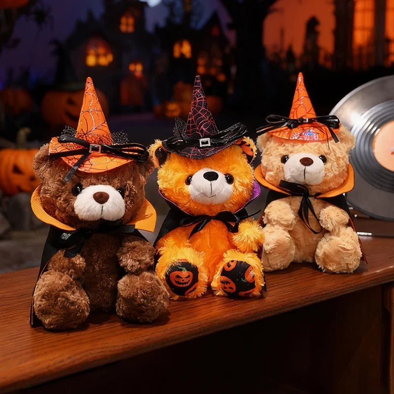 Cute Halloween Witch Plush Bear Set - Image 4