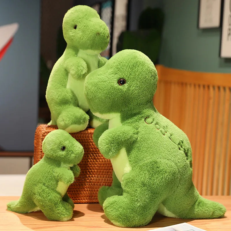 Lime Green Stegosaurus Plush with Goodness - Image 3