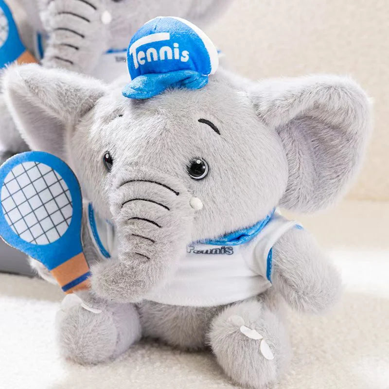 Adorable Tennis Elephant Plush Toy - Image 7