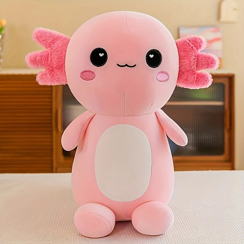 Cute Axolotl Plush Toy with Fluffy Frills - Image 7