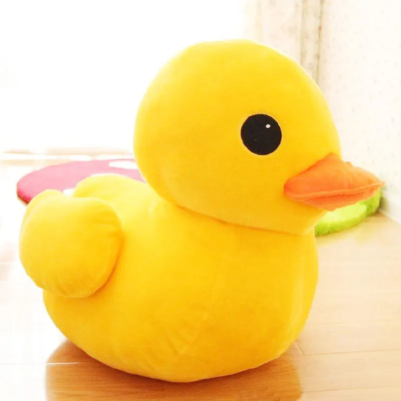 Chubby Bright Yellow Plush Duck Toy - Image 4