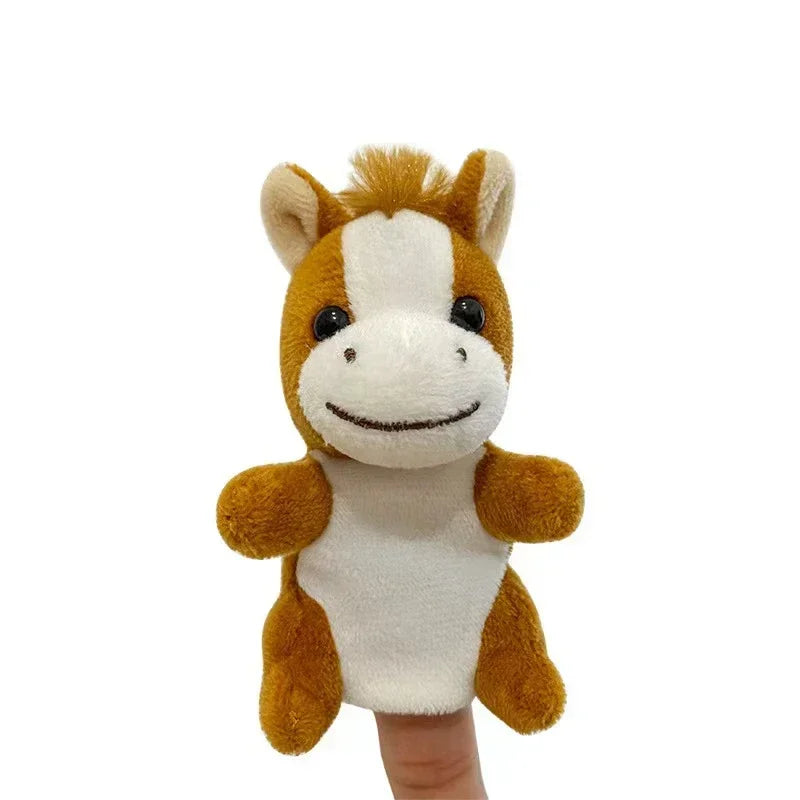 6-Piece Plush Wild Animal Finger Puppet Set - Image 42