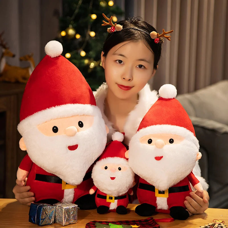 Christmas Santa & Mrs. Claus Plush Duo - Image 2