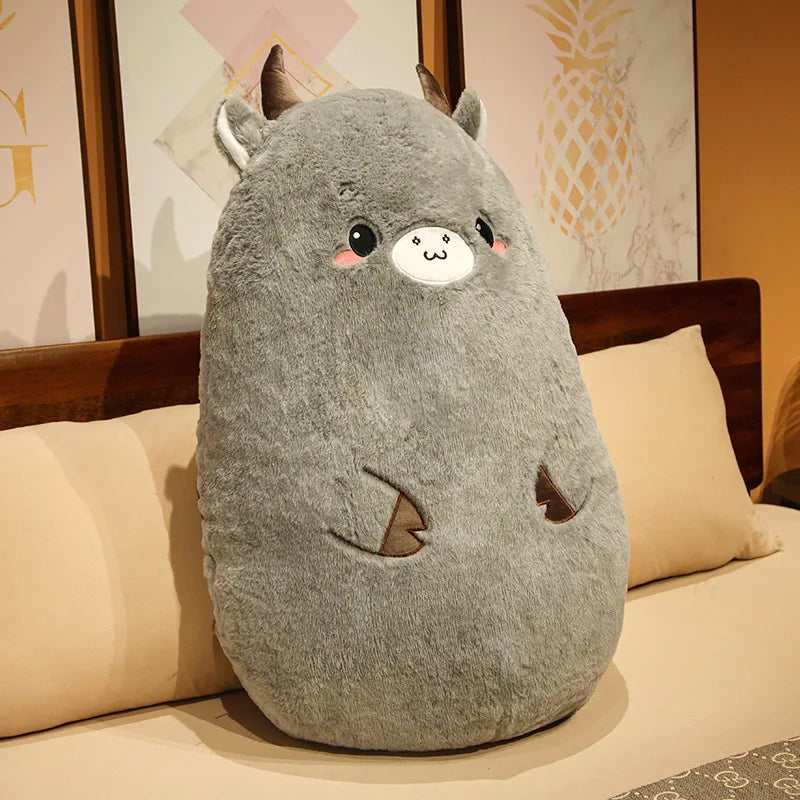 Cute Denim Blue Shark Oversized Plush Pillow - Image 11