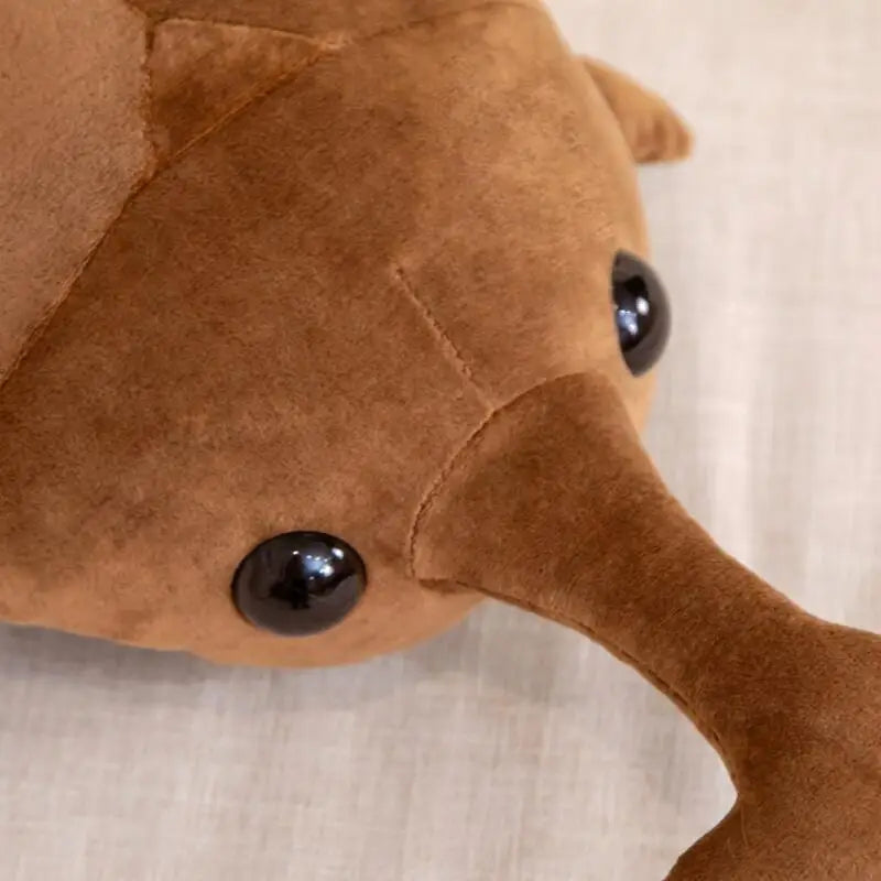 Soft Rhinoceros Beetle Plush Toy, Brown or Tan - Image 2