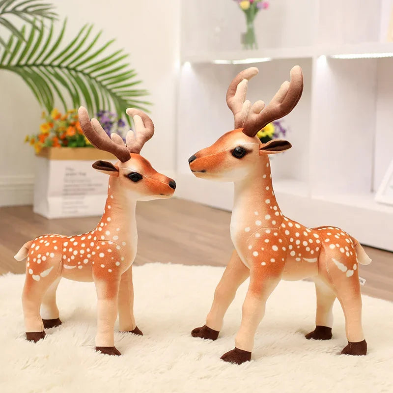 Spotted Deer Plush Toy with Antlers - Image 6