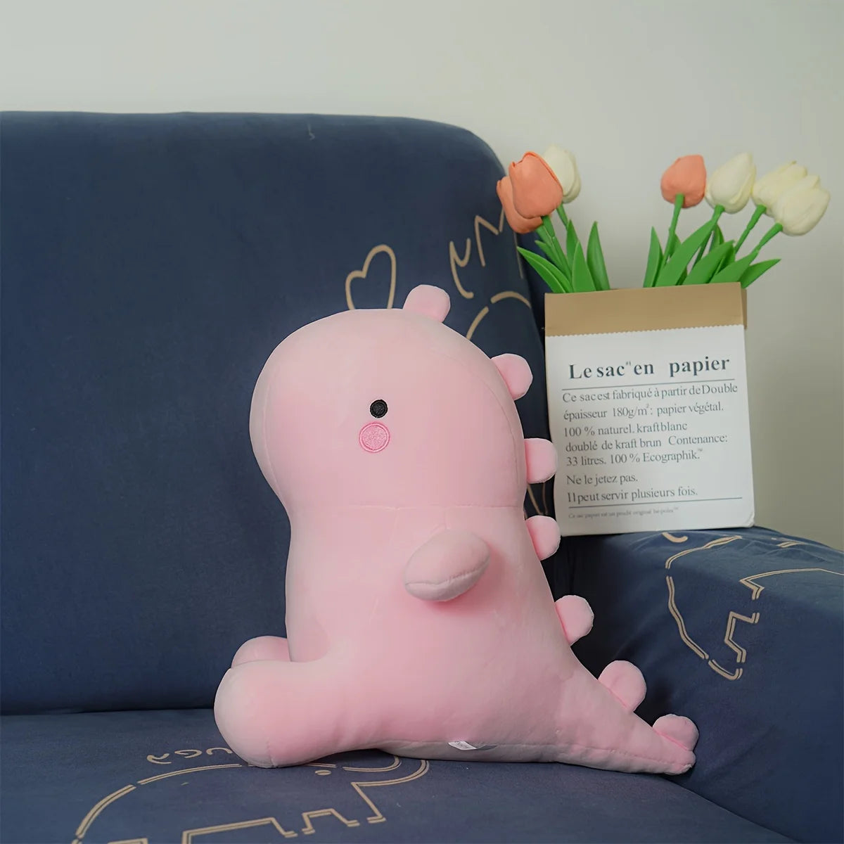 Cute Chubby Dinosaur Plush Toy - Image 8