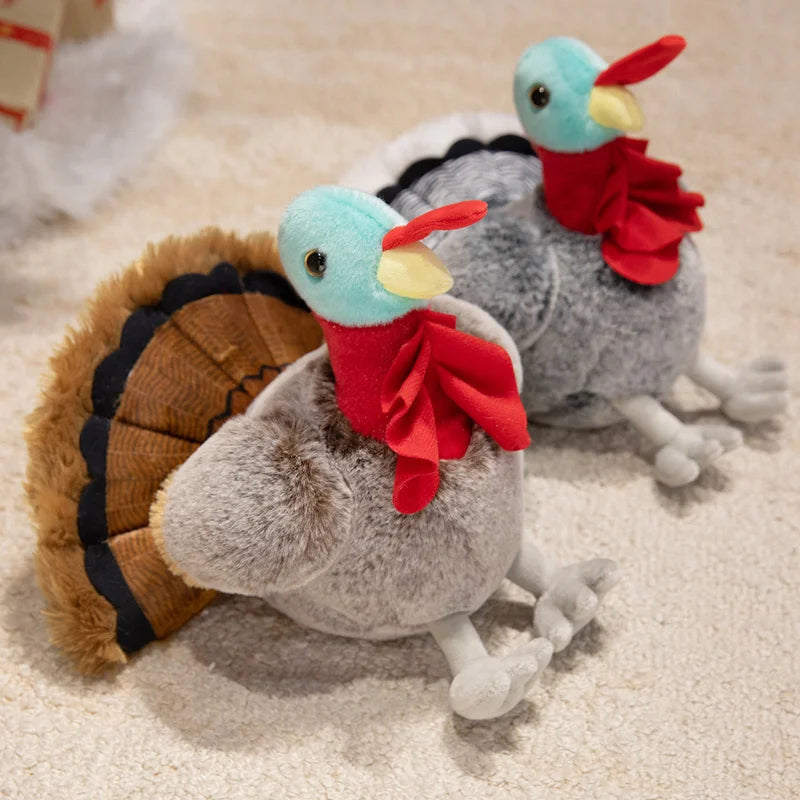 Soft Farm Chicken and Turkey Plush Animals - Image 6