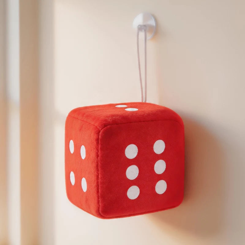 Multi-Color Plush Dice Keychain Set - Image 9