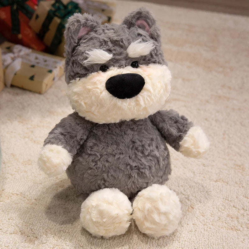 Adorable White Bear Plush in Gingham with Star - Image 10