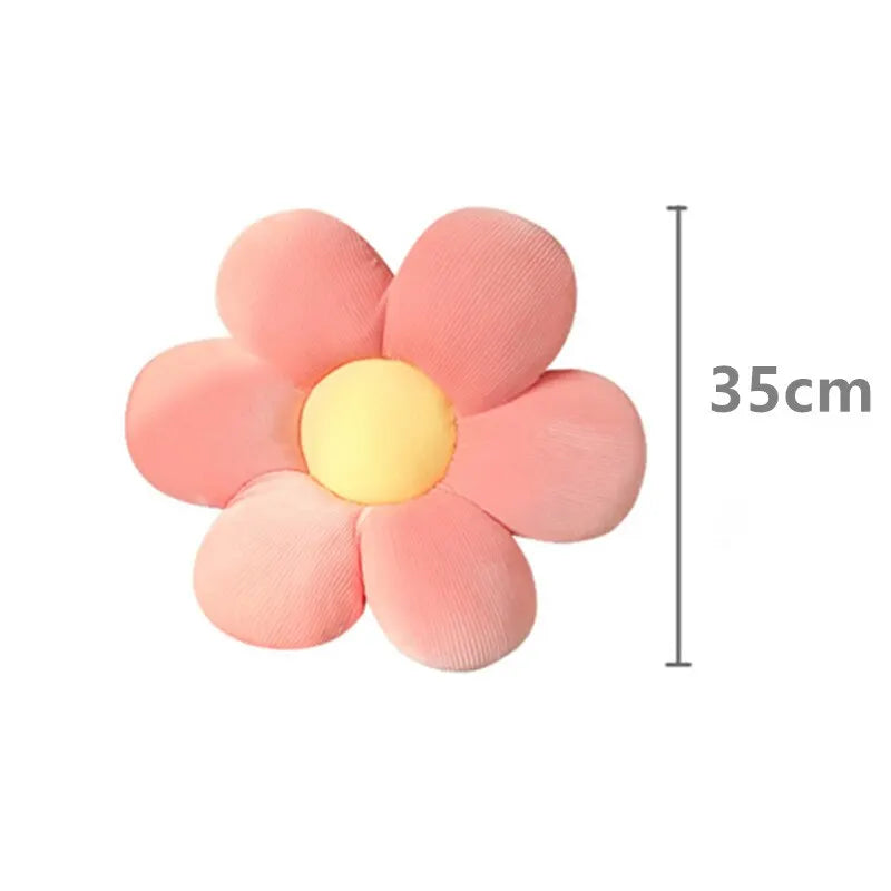 Soft Ribbed Flower Floor Cushion - Image 6
