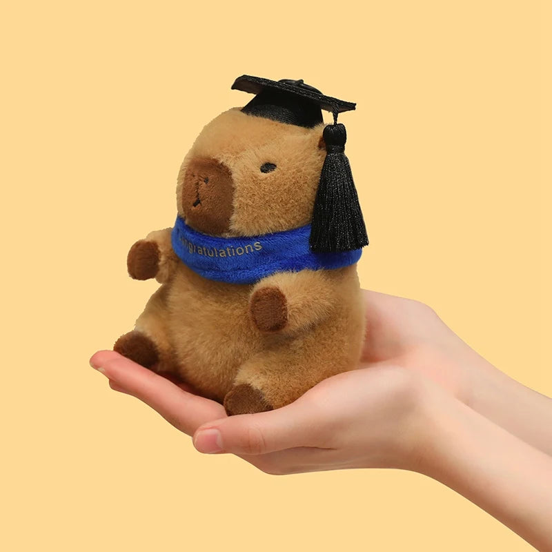 Adorable Graduation Plush Keychain with Ribbon - Image 6