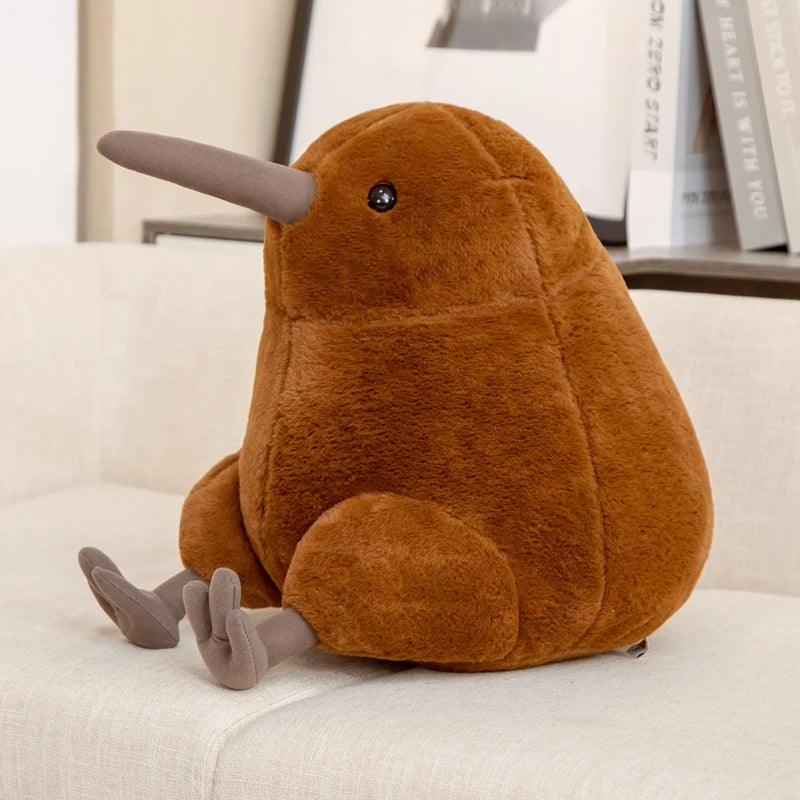 Soft Kiwi Bird Plush Toy with Long Beak - Image 10