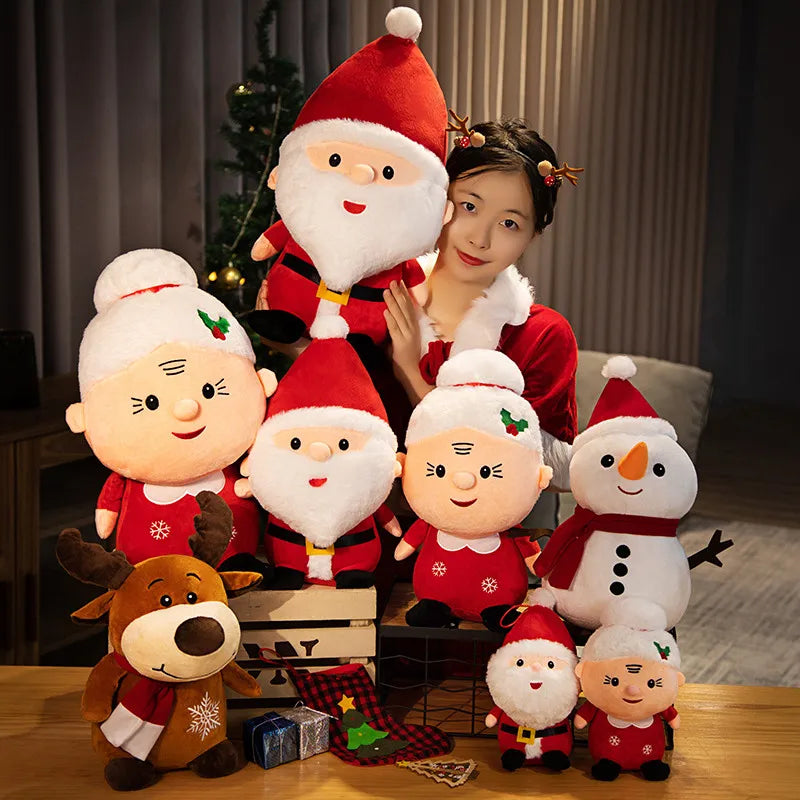 Christmas Santa & Mrs. Claus Plush Duo - Image 6