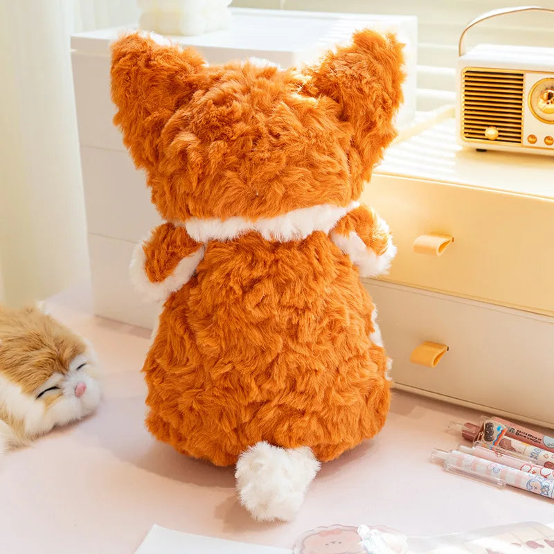 Fluffy Brown and Cream Puppy Pencil Case - Image 5