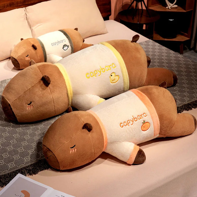 Oversized Capybara Plush Body Pillow with Shirt - Image 2