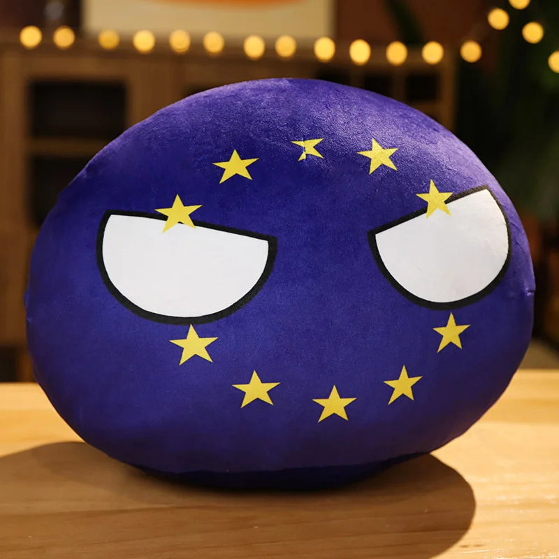 Countryball National Flag Plush Cushion - Image 23