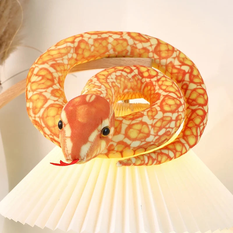 Soft Coiled Realistic Snake Plush Toy - Image 3