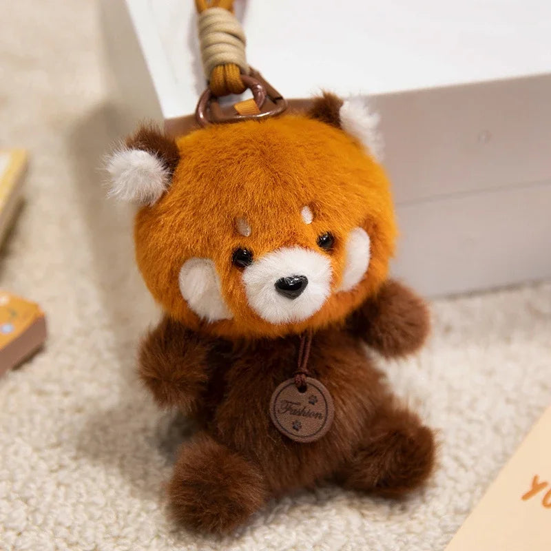 Cute Animal Plush Keychain with Braided Lanyard - Image 6
