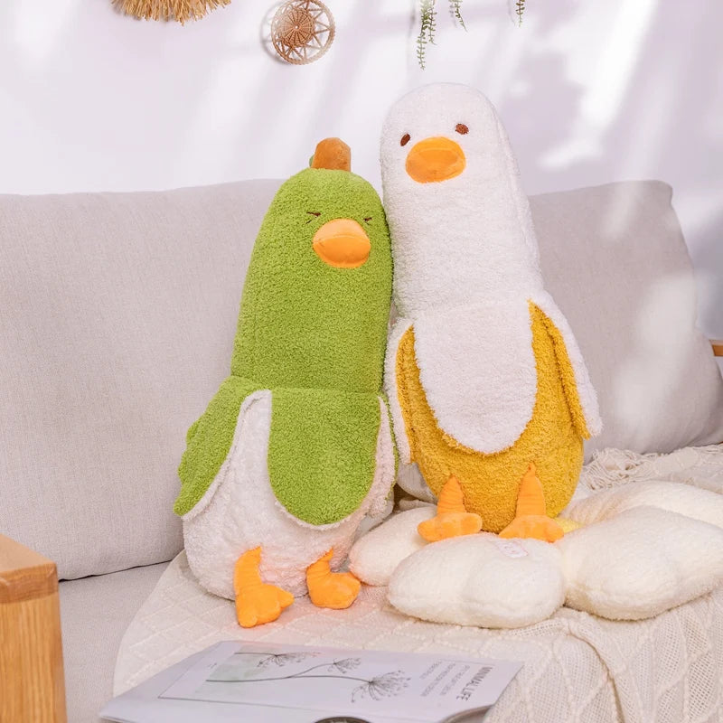 Adorable Banana Duck Plush Toy - Image 4