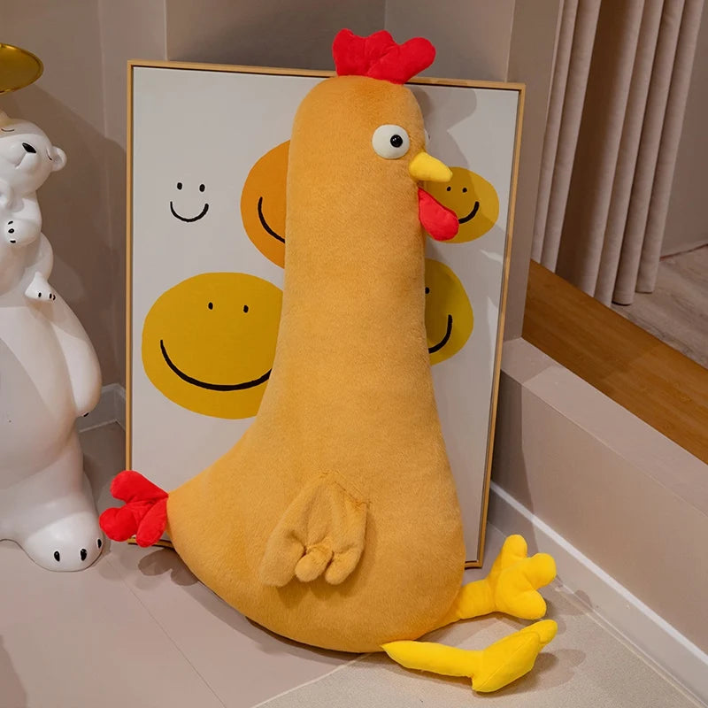 Oversized Yellow Chicken Long Neck Plush Pillow - Image 9