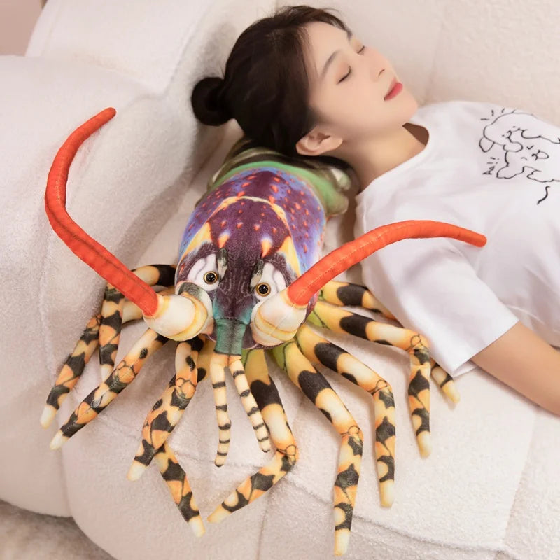 Vibrant Multi-Color Mantis Shrimp Plush Toy - Image 6