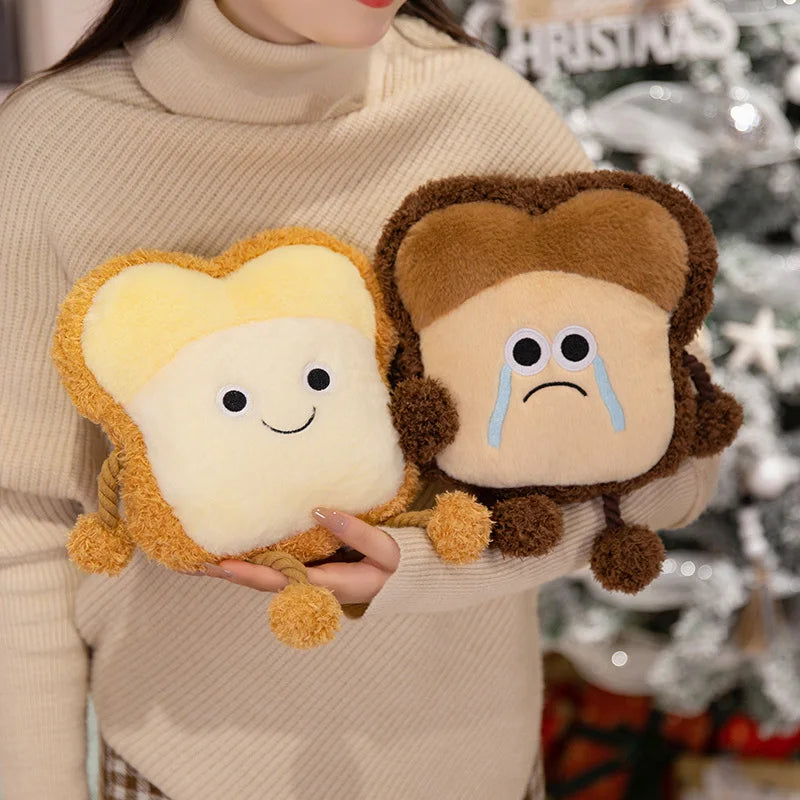 Smiling Toasted Bread Hot Water Bottle Plush - Image 5