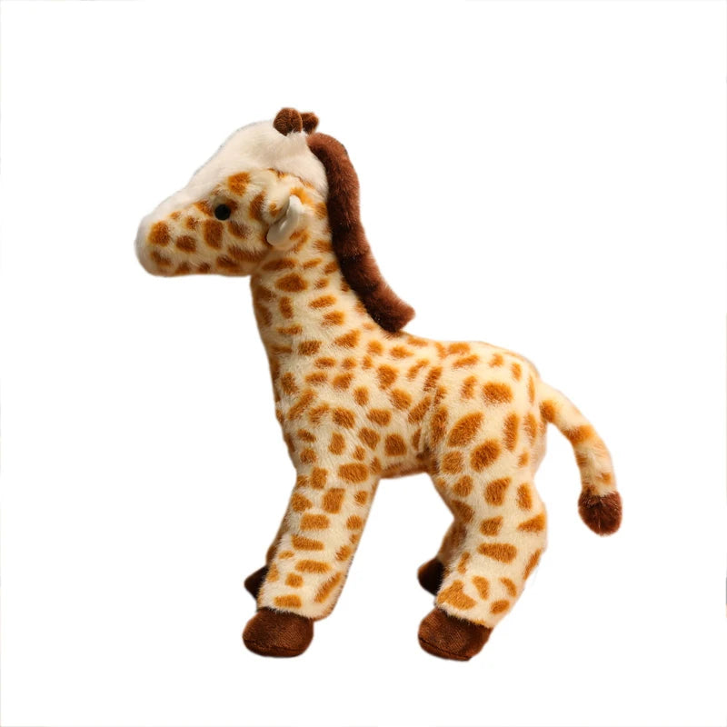 Soft Cream and Brown Spotted Giraffe Plush - Image 7