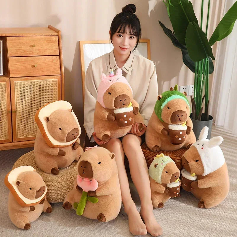 Adorable Capybara Toast Head Plush - Image 5