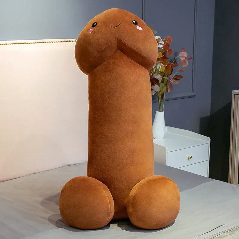Giant Humorous Plush Body Pillow with Smiling Face - Image 7