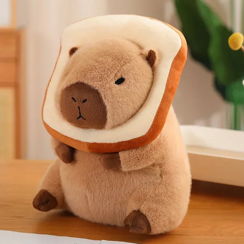 Adorable Capybara Toast Head Plush - Image 7