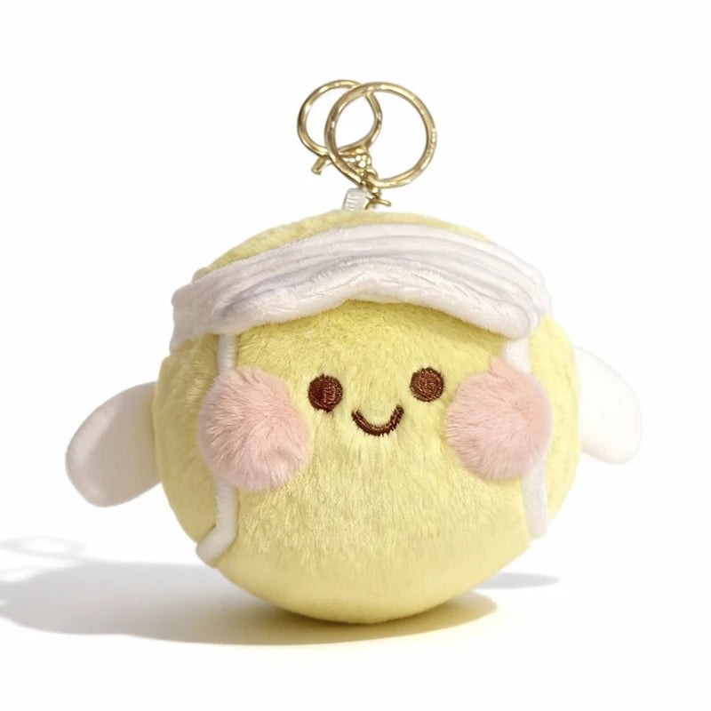 Cute Sports Ball Plush Keychains Set of 5 - Image 5