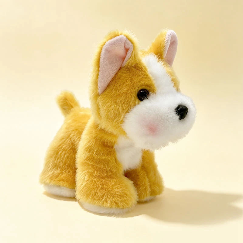 Soft Plush Puppy Toy with Blush Cheeks - Image 9