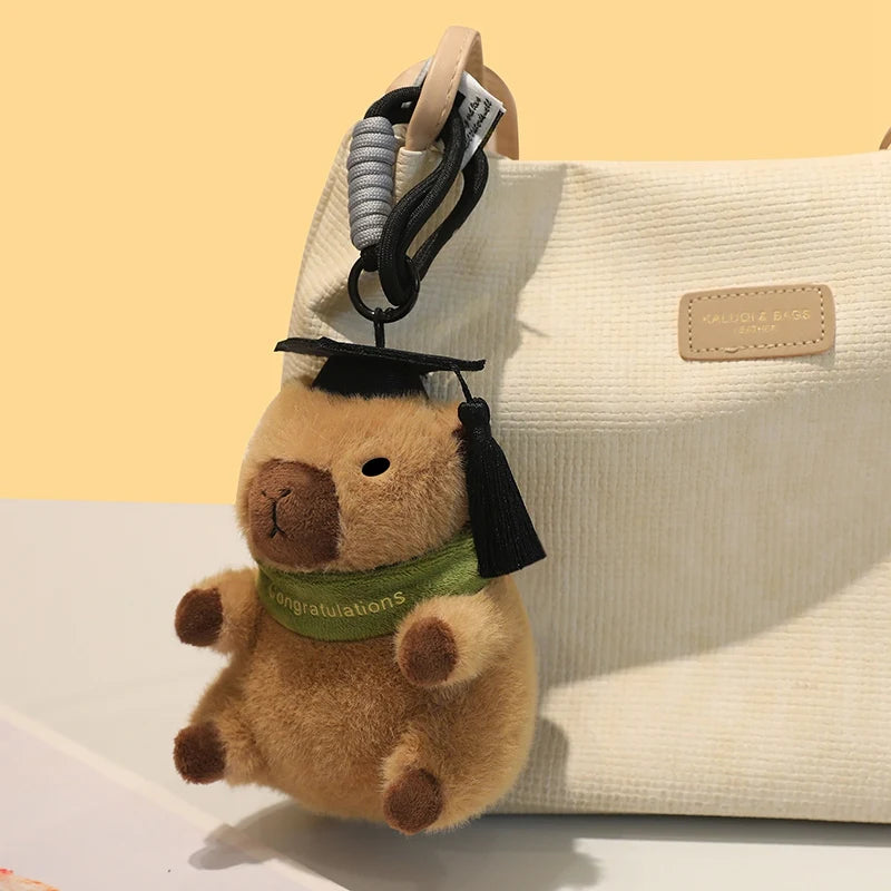 Adorable Graduation Plush Keychain with Ribbon - Image 13