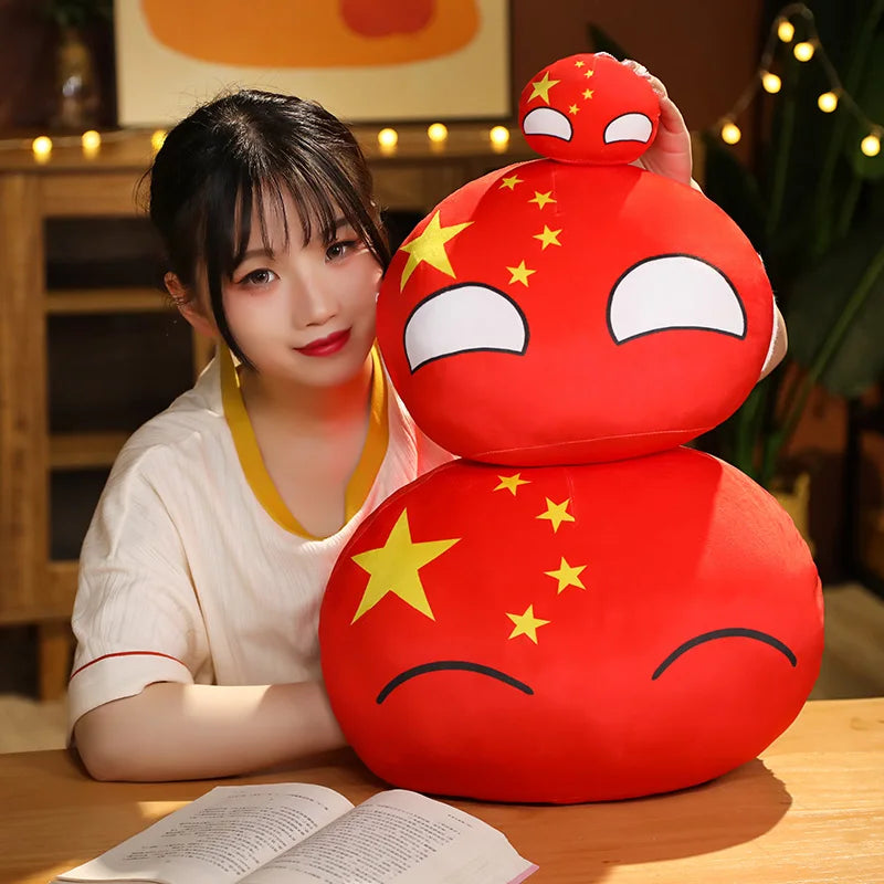 Countryball National Flag Plush Cushion - Image 4