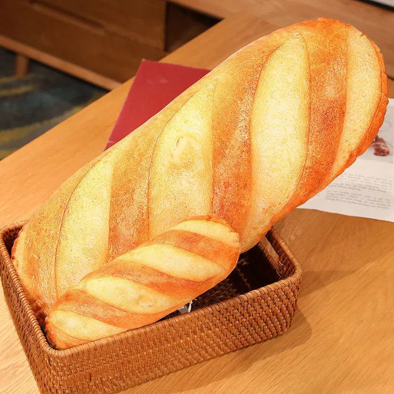 Realistic Baguette Plush Throw Pillow - Image 3