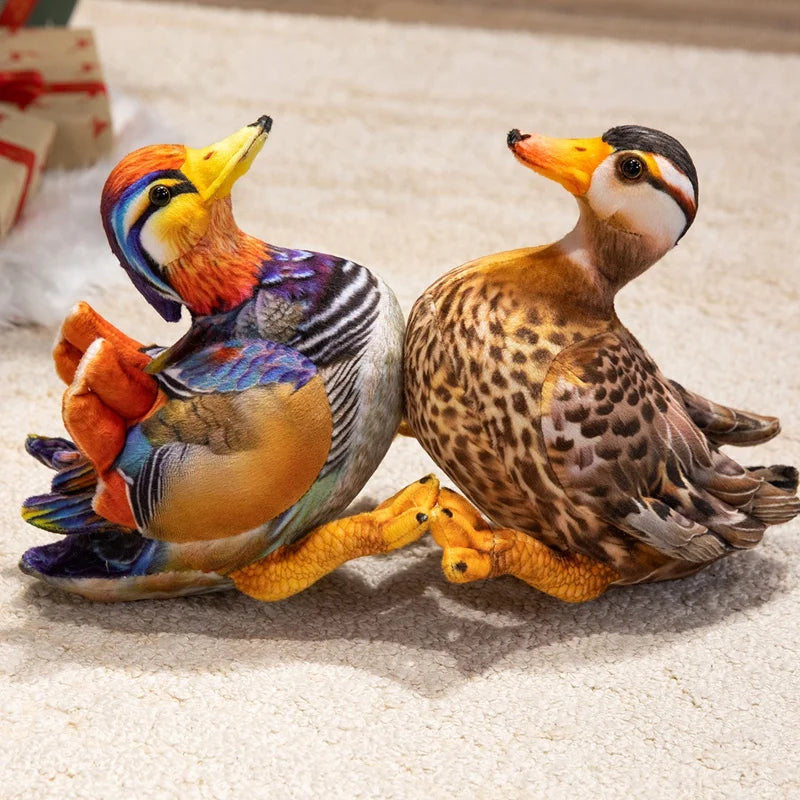 Vibrant Multi-Color Mandarin Duck Plush - Image 5