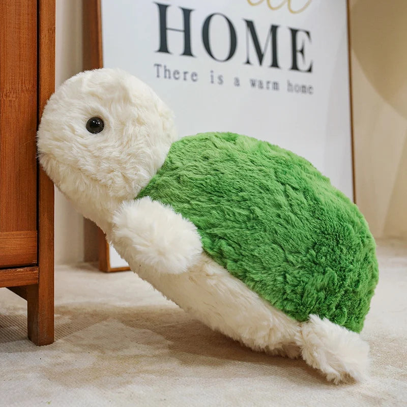 Cuddly Plush Turtle with Pink or Green Shell - Image 6